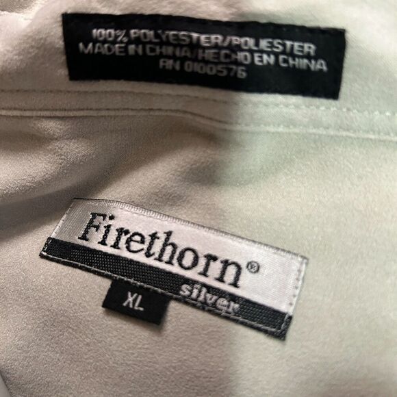Firethorn Silver Long Sleeve Shirt Men's XL - Picture 4 of 7